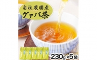 KU324 宮崎県串間市産 グァバ茶 (230ｇ×5袋)  【宮崎果汁】