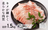 宮崎県産豚ロースしゃぶ 1.5kg