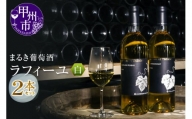 まるき葡萄酒ラフィーユ白ワイン２本セット(MG)　C5-661