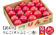 【訳あり】りんご(サンふじ・〇秀) 10kg 山形県産 フルーツ 果物 林檎 リンゴ