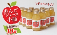 りんごジュース　小瓶10本入りギフト(180ml×10本)【1290517】
