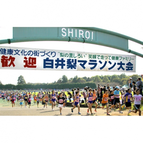 白井梨マラソン大会 親子ペア 出走権(参加費込)