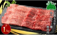 京都もり牛 食べ比べ2種セット焼肉用 計1kg[髙島屋選定品］045N367