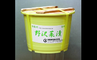 野沢菜漬５kg　樽(AT-1)