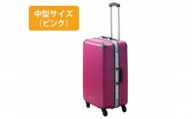 No.243 TOMAX　ハードキャリー　中型サイズ　ピンク ／ キャリーバック スーツケース カバン 神奈川県
