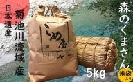 熊本県産 「 森のくまさん 」 5kg | 米 こめ お米 おこめ 白米 精米 熊本県 玉名市