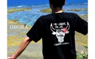 666TOKUNOSHIMA発ブランド　OBORA　Tシャツ　【No Waido No Life（闘牛）：BLACK】