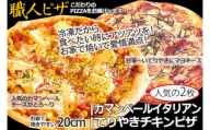 CT-002 職人さんの手作りピザ～テリチキ、カマンベールイタリアン２枚セット～