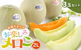 鶴岡を代表する３品種の中から、品種お任せで3玉お届けするお楽しみセットです。アンデスメロン・鶴姫・鶴姫レッドは、日本三代砂丘の一つ「庄内砂丘」で栽培しています。「庄内砂丘」で作られるメロンは、澄んだ空