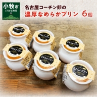 名古屋コーチン卵の濃厚なめらかプリン(6個入)[006K03]