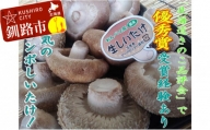 北海道音別産 菌床ジャンボ生しいたけ 280g×2パック しいたけ 椎茸 きのこ 肉厚 菌床しいたけ F4F-0800