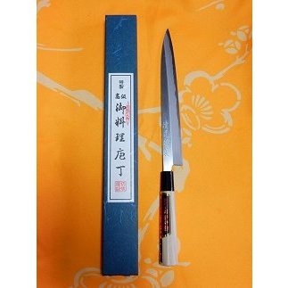 S0001刀匠が丹精込めて仕上げた切味抜群本焼柳刃包丁(刃渡300mm)※受注