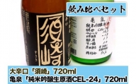 日本酒  亀泉 ｢純米吟醸生原酒CEL-24｣ 大辛口｢須崎｣ 720ml 2本 セット TH0401