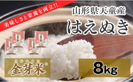 【ふるさと納税】06A1013 金芽米はえぬき8kg（2kg×4袋）