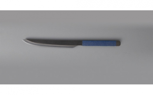 クラッド鋼ペーパーナイフ ブラック(FUKAUMI BLUE) FC030122