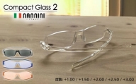 AU170 たためる老眼鏡 ナンニーニ コンパクトグラス2(ブルー／アズレ)+1.50