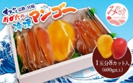 【数量限定】おがたのマンゴー 宮崎完熟冷凍マンゴー 1玉分 (600g以上) 贈答品 小分けパック のし対応可_M161-011_01