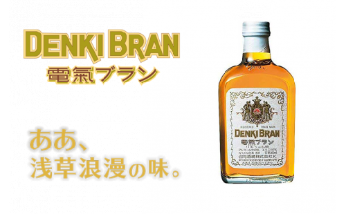 ＜浅草「神谷バー」の味を松戸から＞電気ブラン40度 2本セット 360ml×2本