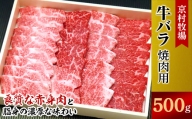 ＜2024年5月末日発送開始＞味の濃い京村牧場のバラ焼き肉500g【1234533】