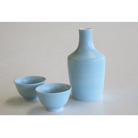パールブルー・半酒器セット ARITA PORCELAIN LAB(アリタポーセリンラボ)