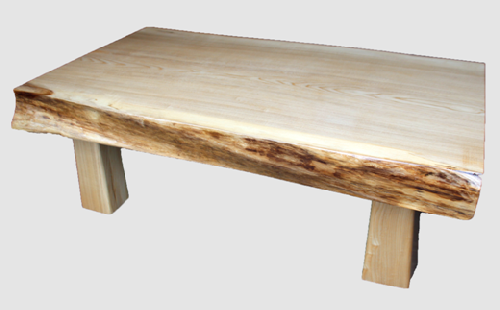 【06】座卓（テーブル）セン・一枚天板【厚さ約9.5cm】 32963 - 北海道白糠町