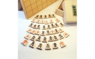 06B8002　将棋駒と将棋盤のセット（押彫・折り盤）