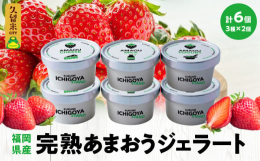 福岡県を代表する高級ブランドいちご『あまおう』をふんだんに使用したジェラート(アイス)です！！福岡県に生産を限定されているあまおうを1年中皆様に味わって頂くために、収穫後すぐにへたを取り冷凍した完熟の
