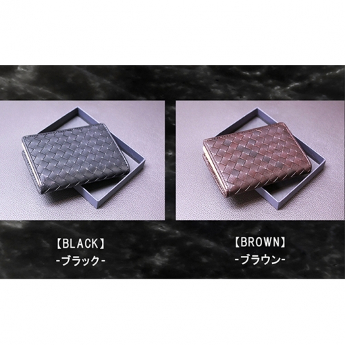 こだわりの逸品「バッファロー・イントレチャート名刺入れ」〈ブラック〉