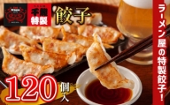 「玉名拉麺 千龍」 特製 餃子 120個