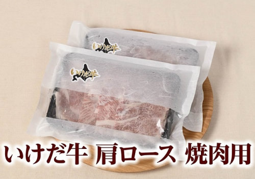 北海道　いけだ牛 肩ロース 焼肉用600g【A011-1-1】 33967 - 北海道池田町