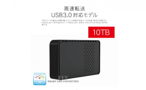 HDD 3.5インチ 10TB 外付け ハードディスク ドライブ ブラック パソコン PC 周辺機器 テレビ録画 テレビ 外付けHDD USB 電化製品 家電 パソコン周辺機器 PC周辺機器 パソコンパーツ PCパーツ MAL310000EX3-BK-AYASE(SHELTER) USB3.2(Gen1)対応