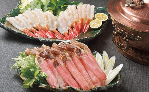 えりも【マルデン厳選】かに&えびのしゃぶしゃぶセット 34379 - 北海道えりも町