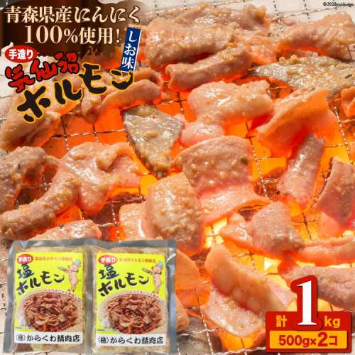 焼肉 ホルモン 気仙沼ホルモンしお味500g×2個 [からくわ精肉店 宮城県 気仙沼市 20563692] 精肉 お肉 344914 - 宮城県気仙沼市