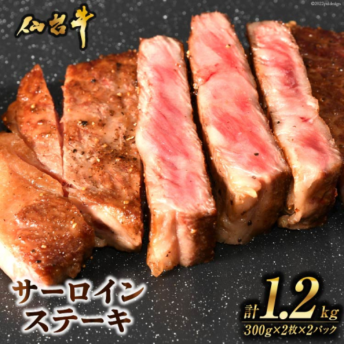 肉 ステーキ 仙台牛サーロインステーキ計1.2kg [気仙沼市物産振興協会 宮城県 気仙沼市 20565271] 仙台牛 ブランド牛 345048 - 宮城県気仙沼市