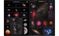 鳴門タクシー天文台作成「淡路島の星空Vol.1とVol.2セット」A1サイズ天体写真ポスター