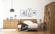 高野木工 トムソン ベッドWO シングル 北欧家具 ベッド ナチュラル