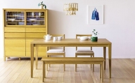 高野木工 プレーンダイニングテーブル 150×85 北欧家具 テーブル ナチュラル
