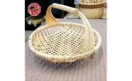 Db390　竹工芸品果物籠フルーツ籠