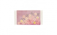 【山形緞通 古典ライン】『桜花図』（縦60×横95cm） F21A-178