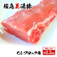 C3-3022／桜島美湯豚 ヒレ肉　5本