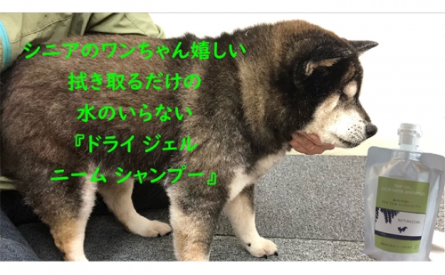 【犬用】ドライジェルニームシャンプー　200g　水の要らないシャンプー 355837 - 岐阜県海津市