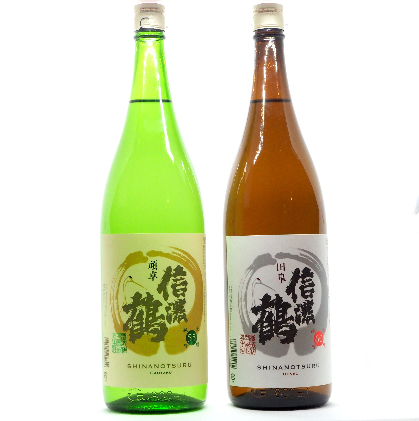 信濃鶴「定番セット」(1.8L×2本) 日本酒 純米吟醸酒 詰め合わせ 35595 - 長野県駒ヶ根市