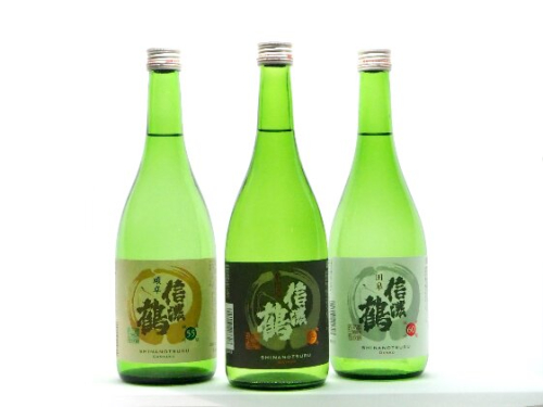 信濃鶴「飲み比べ３本セット」（720ml×3本） 日本酒 純米吟醸酒　純米大吟醸酒 詰め合わせ  35601 - 長野県駒ヶ根市