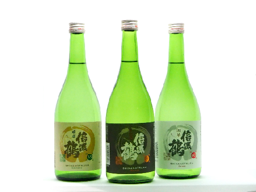 信濃鶴「飲み比べ3本セット」(720ml×3本) 日本酒 純米吟醸酒 純米大吟醸酒 詰め合わせ 35601 - 長野県駒ヶ根市