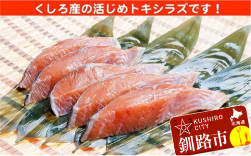 船上活じめ 釧路定置 時鮭 ときしらず 時さけ 半身 小 約600g 北海道産 F4f 1557 北海道釧路市 Au Pay ふるさと納税