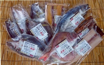 むらおこし特産品コンテストで審査員特別賞の湯浅醤油の味醂干し＆梅塩の干物セット(Bセット） 357226 - 和歌山県美浜町
