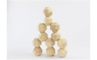 檜のおもちゃ　IKONIHアイコニー　26面体ブロック
