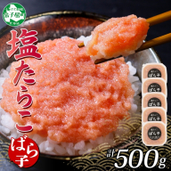 3002.  塩ばら子 たらこ 100g×5個 計500g 魚卵 バラコ 食べ比べ 鱈子 タラコ お取り寄せ おかず ご飯のお供 おつまみ 酒の肴 魚介 海鮮 ギフト 送料無料 北海道 弟子屈町