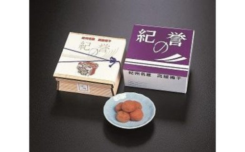 紀州南高梅 紀の誉 一段重木箱入 まろやか(はちみつ)味梅400g 塩分約8%/梅 梅干 梅干し うめ ウメ ハチミツ 贈答 お中元 お歳暮 冠婚葬祭 すさみ町 364391 - 和歌山県すさみ町