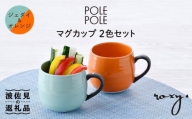 【波佐見焼】マグカップ 2色セット （ジェダイ＆オレンジ）【ROXY・HASAMI】 [SB139]